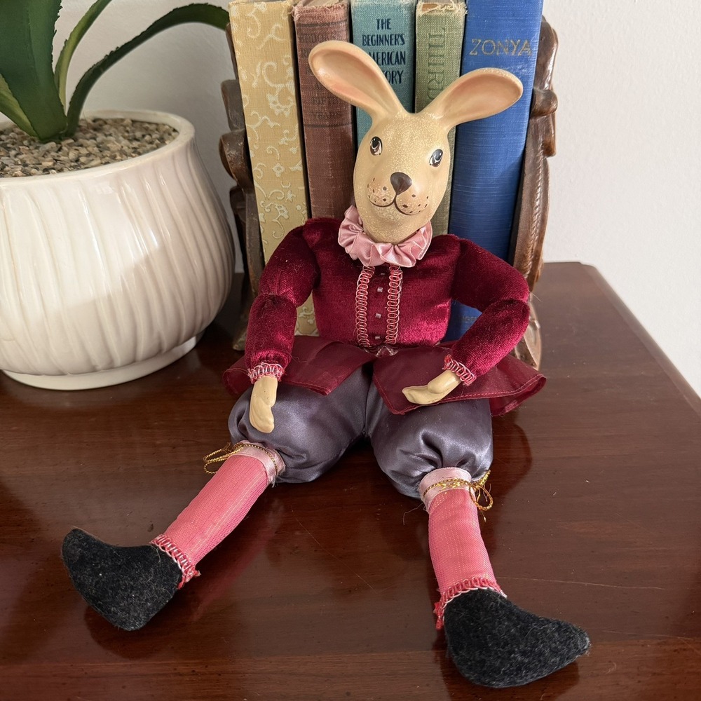 Kasma Ltd Collections Porcelain Bunny Rabbit Dolls Victorian Edwardian Styled